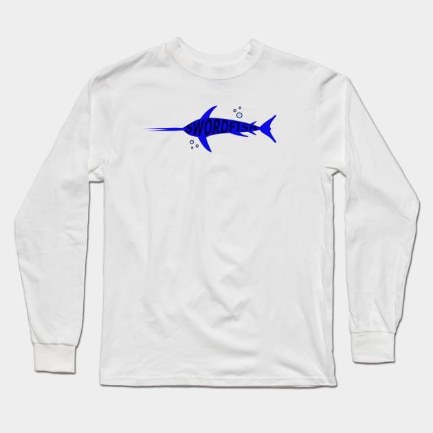 Swordfish Logo Long Sleeve T-Shirt by TaliDe